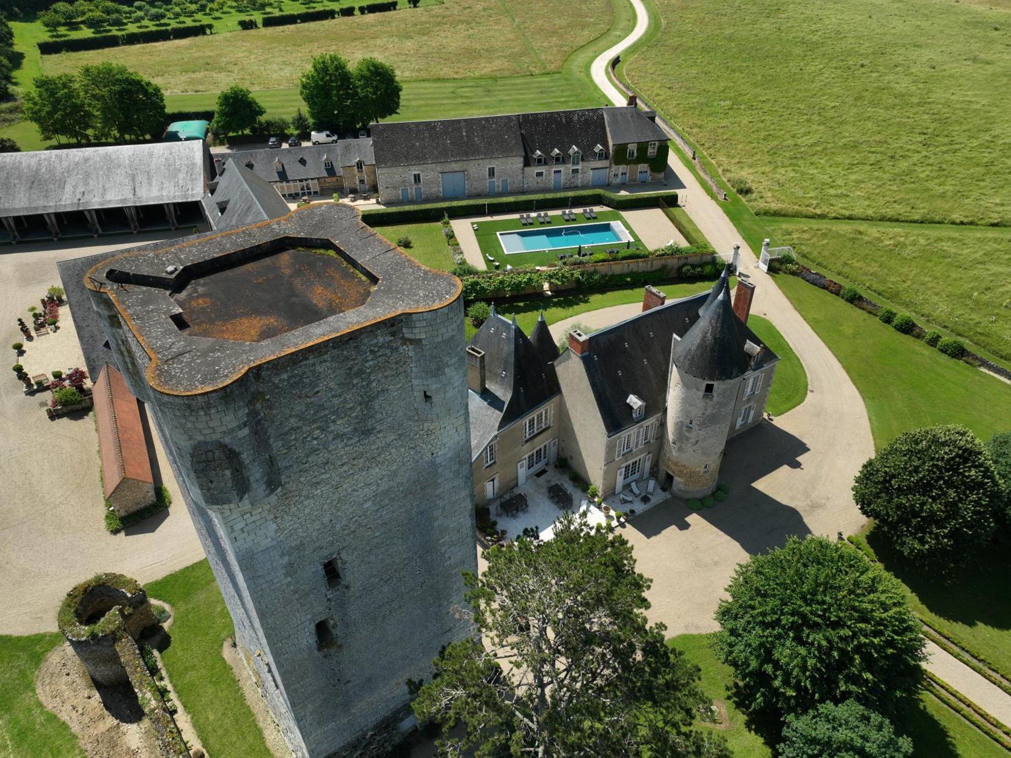 Chateau De Mazieres Tendu Exteriör bild